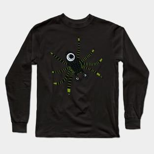 Halloween spider green Long Sleeve T-Shirt